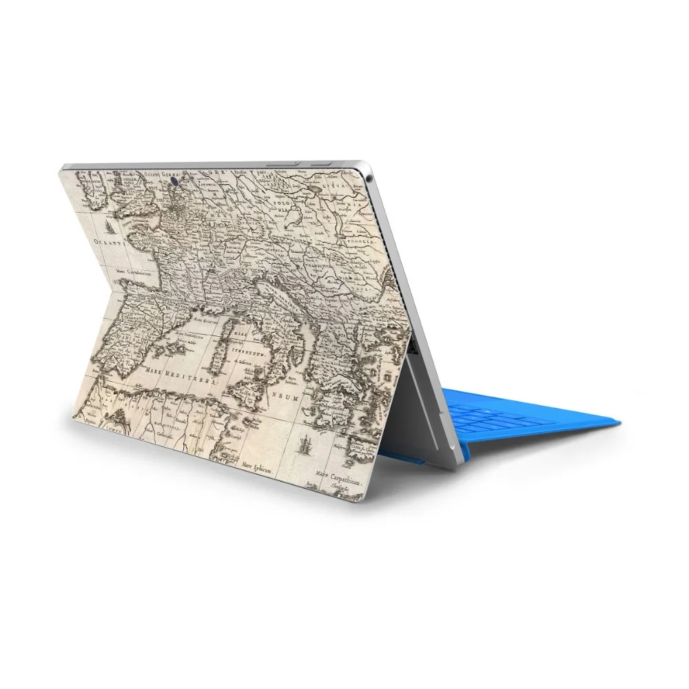Карта серии украшения наклейки для ноутбука для microsoft Surface Pro 4 Pro 5 Pro 6 высокое качество чехол с рисунком виниловая наклейка наклейки