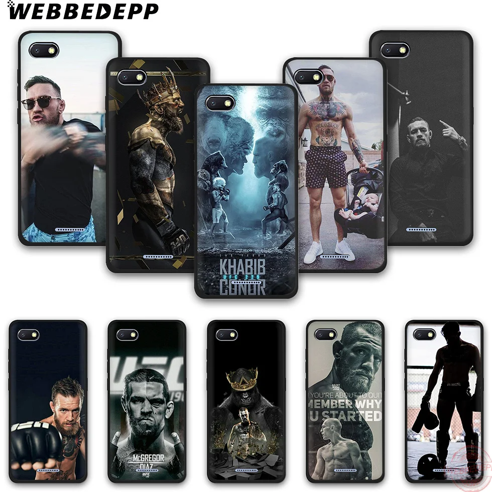 WEBBEDEPP Конор Макгрегор TPU чехол для телефона чехол-накладка Redmi Note 6Pro 7Pro 4A 4X 5 5A 6A 8A 7 S2