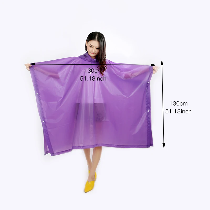 Плащи для взрослых из вспененного этилвинилацетата непромокаемый дождевик