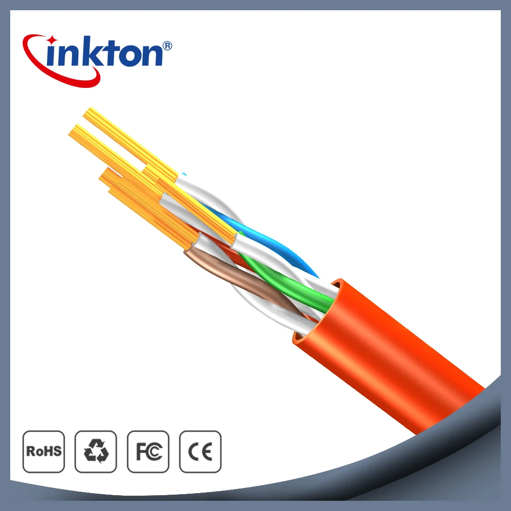 Inkton Rj45 Cat5e UTP патч корд 8 ядер Lan кабель ПВХ Куртка для компьютера роутера ноутбука