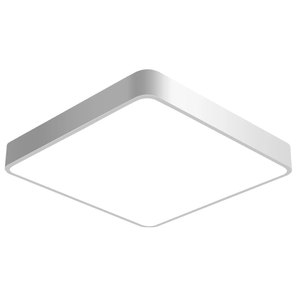 White square Современный светодиодный Потолочные светильники лампа поверхностного монтажа гостиная спальня ванная комната дистанционное управление домашняя отделка кухни - Цвет корпуса: White square