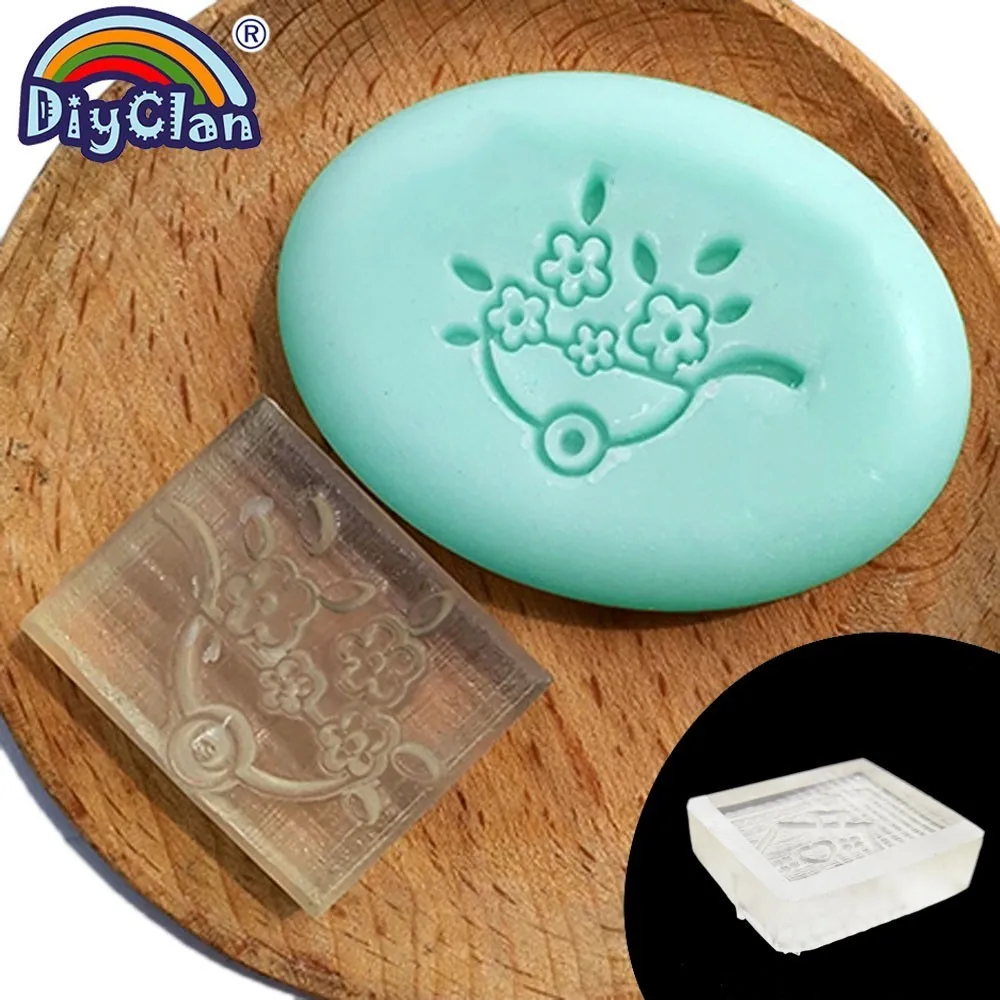 Несколько стилей цветов Акриловые DIY каучуковые шапки Ручная работа каучук мыло