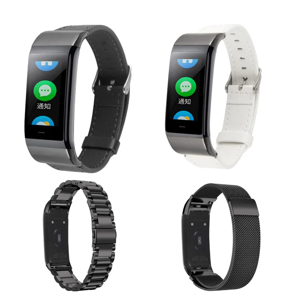 Для Xiaomi Huami Amazfit Cor Midong смарт-Браслет замена металла Миланская нержавеющая сталь