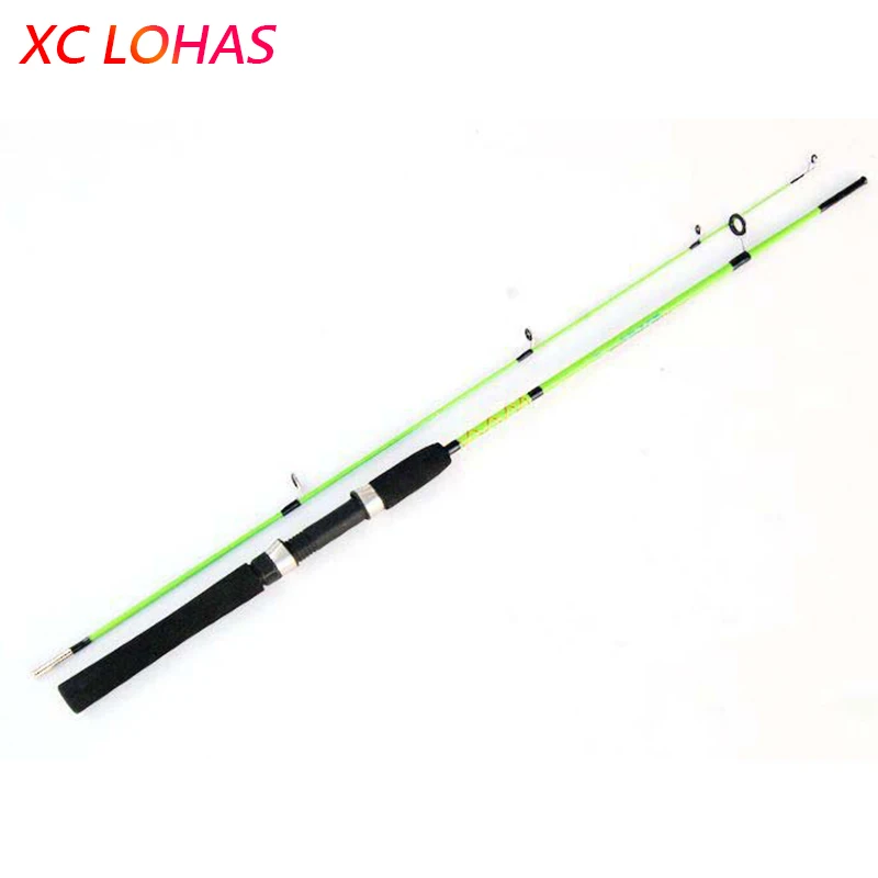 Random Color Solid Glass Fiber Lure Fishing Rod 1.2 / 1.3 / 1.4M for River Lake Sea Boat Fishing Low Price Fly Fishing Pole