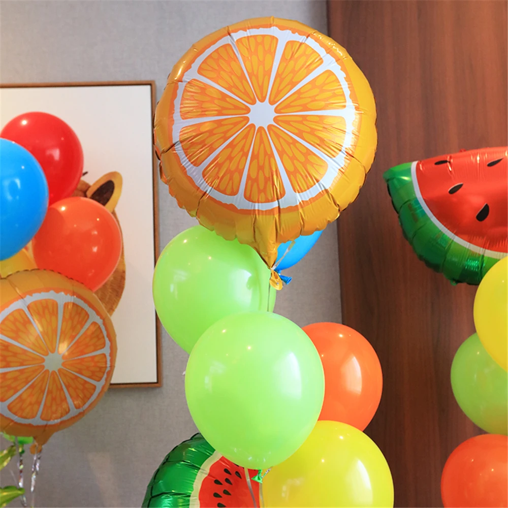 100 день Дети номер шар Baby shower на рождения летняя Гавайская фрукты вечерние Декор