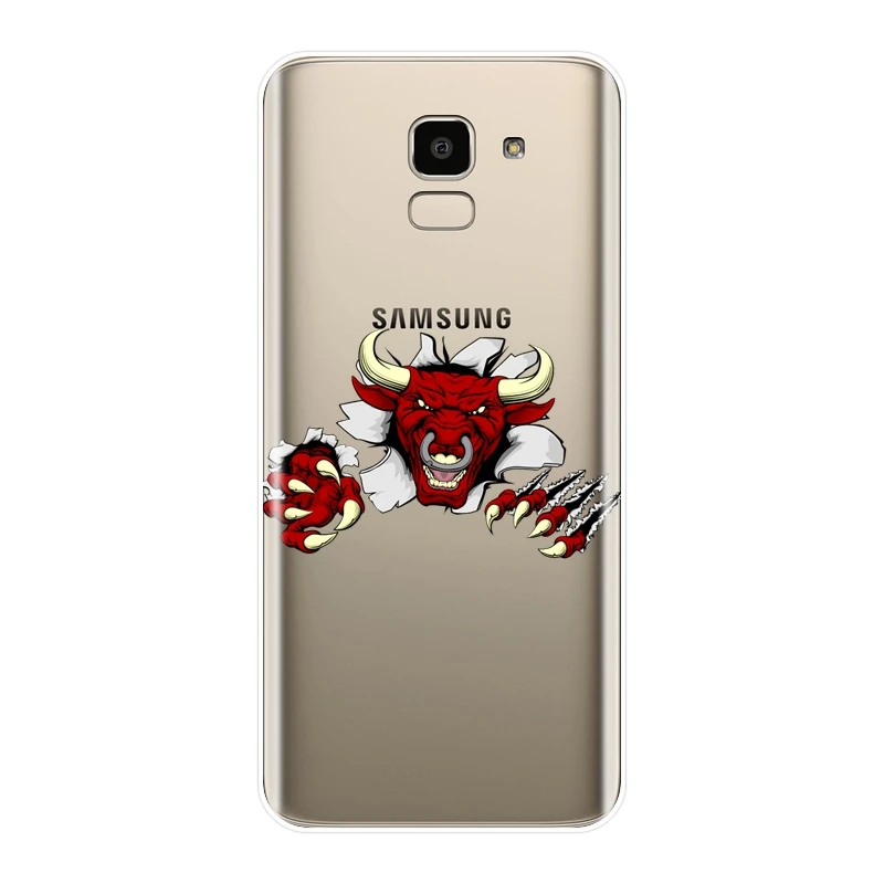 Чехол для телефона Samsung Galaxy J3 J5 J7 2015 2016 2017 J2 Prime J4 J6 J8 Plus 2018 мягкий силиконовый