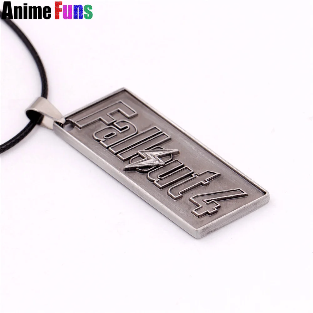 Горячая игра Fallout 4 Логотип колье брелок цинковый сплав Подвески брелки ювелирные