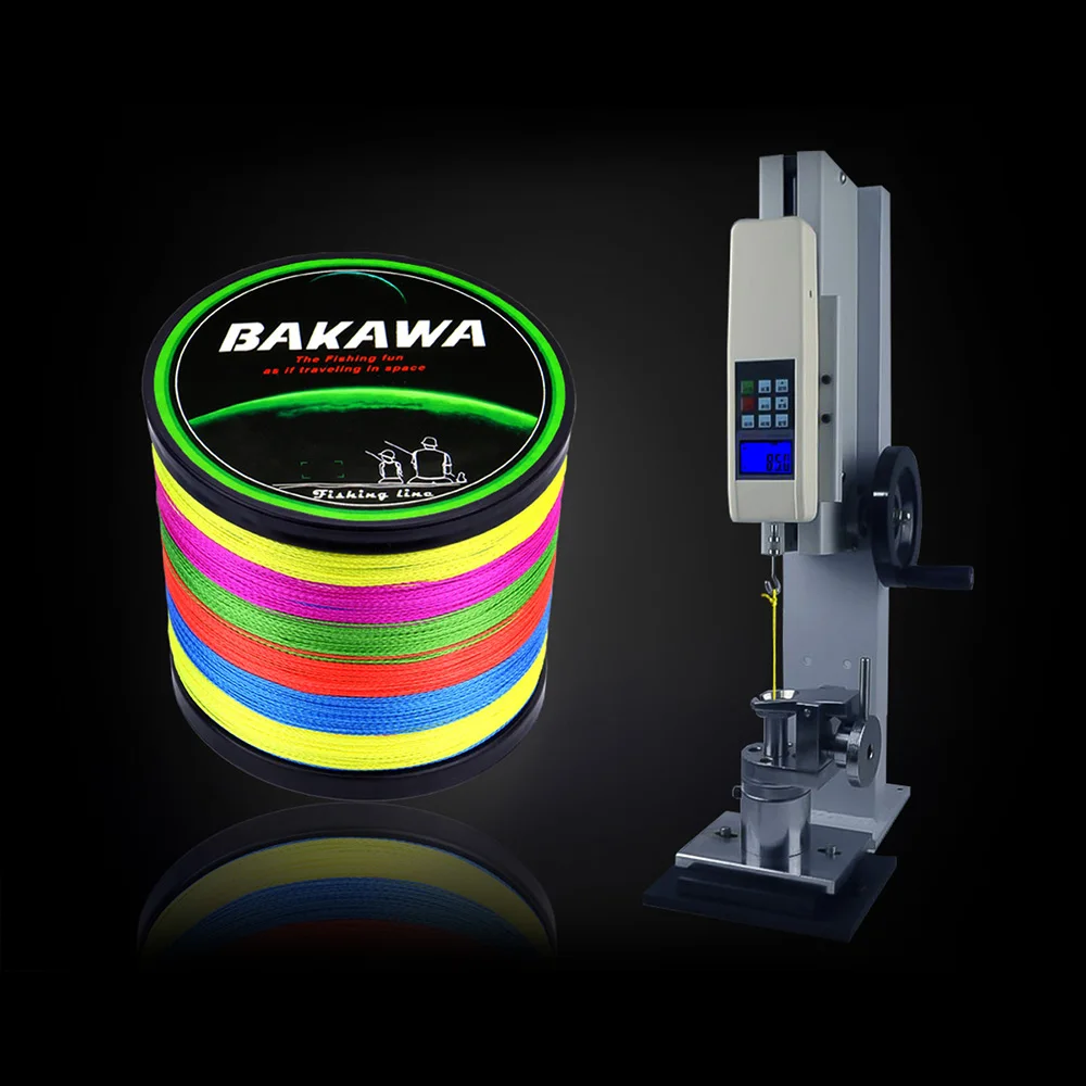 BAKAWA 1000 м PE плетеная леска 4 нити 10-85LB Multifilament леска