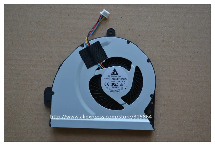 Новый вентилятор для ноутбука ASUS A43 X53S K53S A53S K53SJ P53SJ K43X K43E K43S X43 K43SJ A83 A84S X84C K84L X84H ksb06hb