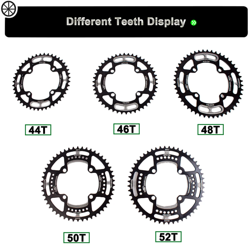 BDSNAIL 104BCD горная велосипедная передняя звезда 44 T 46 T 48 T 50 T 52 T MTB велосипедная передняя звезда узкая широкая цепь колесные болты с одной скоростью