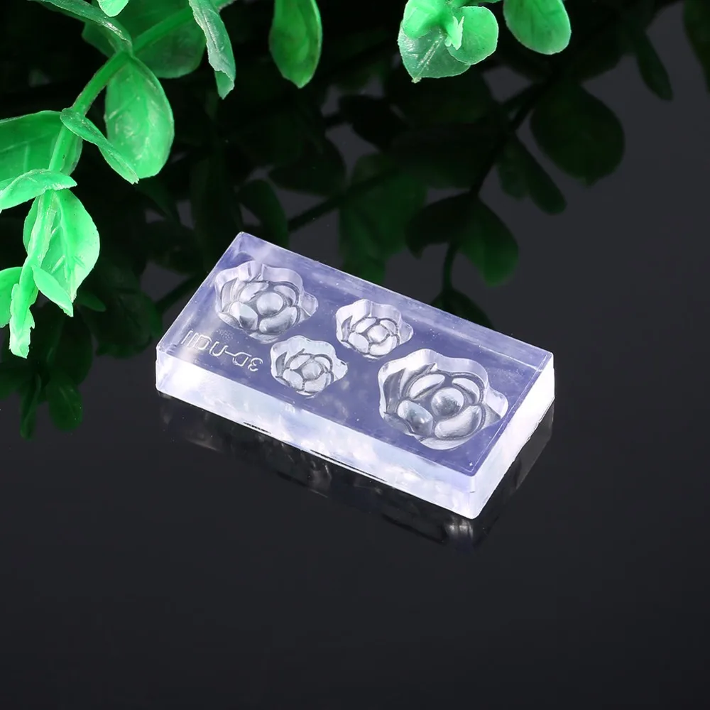 6 шт 3D дизайн ногтей Форма для маникюра украшения трафарет Профессиональный