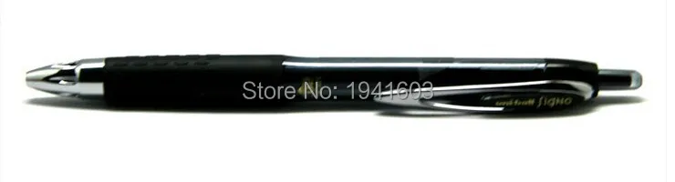 12 шт./партия одношариковая ручка Signo UMN-207 Выдвижная гелевая ручка 0,5 мм stylo