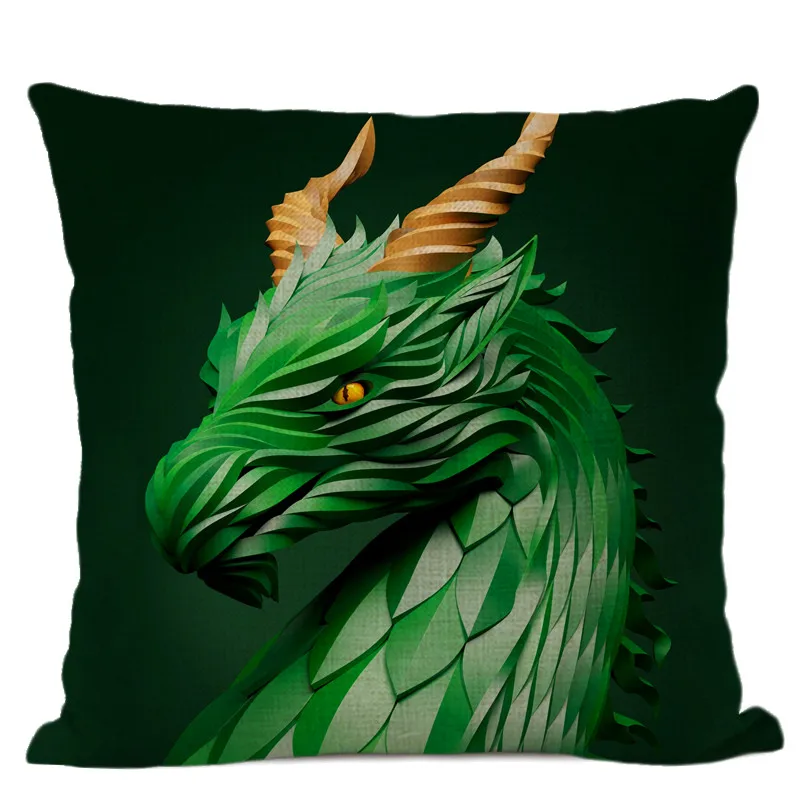 3D чехол для подушки с изображением животных Слои чувство полоса печать подушка