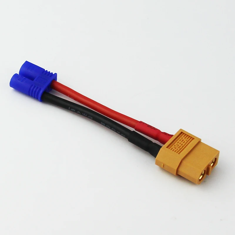 5/10/20 шт. XT60/Женский к мужскому переходник EC2 Кабель адаптер 16awg 1 96 дюйма