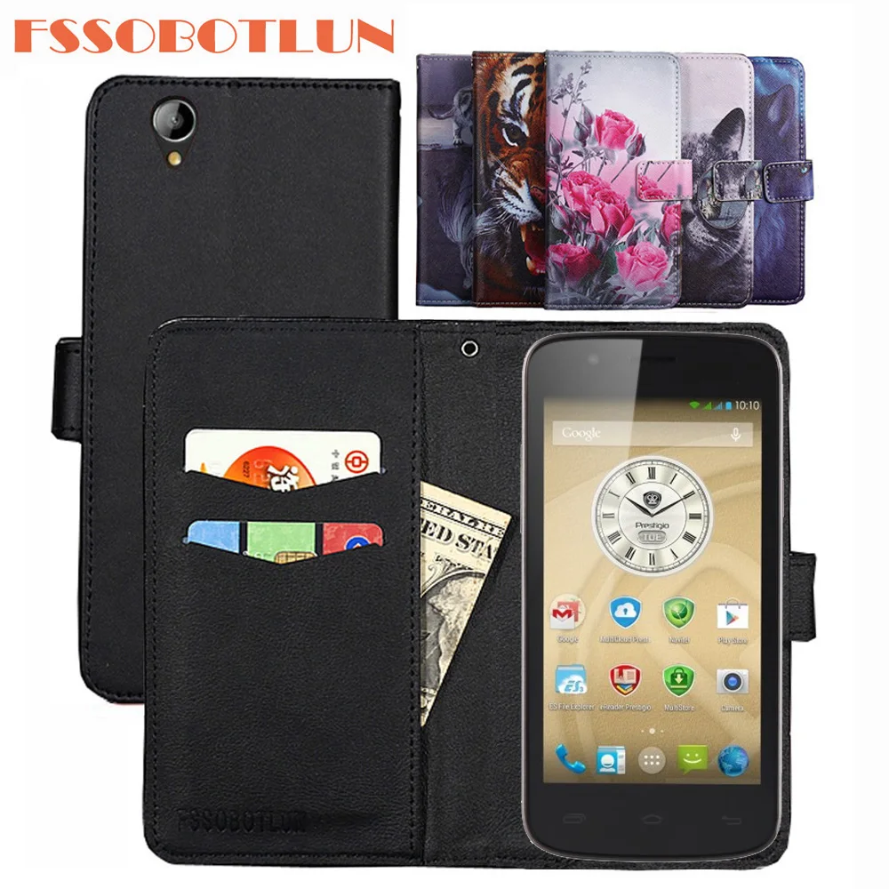 FSSOBOTLUN для Prestigio MultiPhone 5453 DUO откидной Чехол из искусственной кожи в стиле ретро