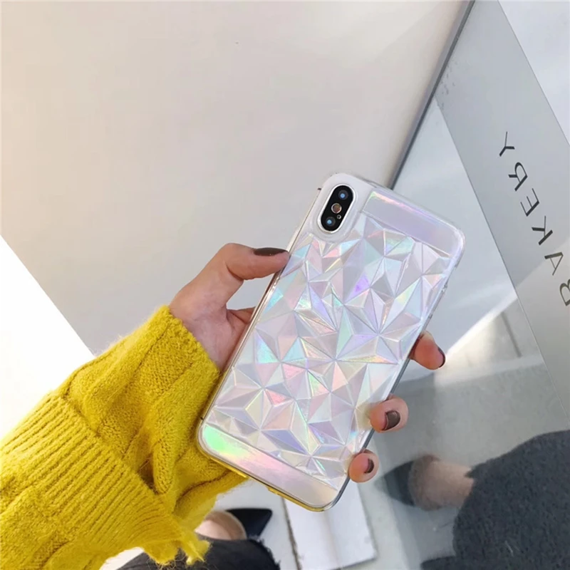 Чехол для IPhone 7 6 Plus 6s Xs Se блестящий чехол Iphone 7plus X 8 8plus 5 телефона с кристаллами