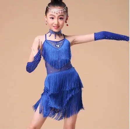 2017 костюмы для латиноамериканских танцев детей девочек сексуальная юбка с