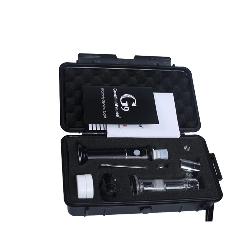 Атомайзер для вейпа воск стекло dab rig g9 henail со стеклом dab воды трещины трубы электрическая курительная трубка для разбиться dabber 0C