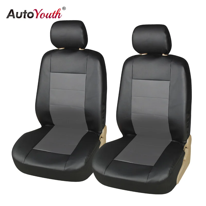 Чехлы из искусственной кожи для автомобильных сидений модные чехлы передних с