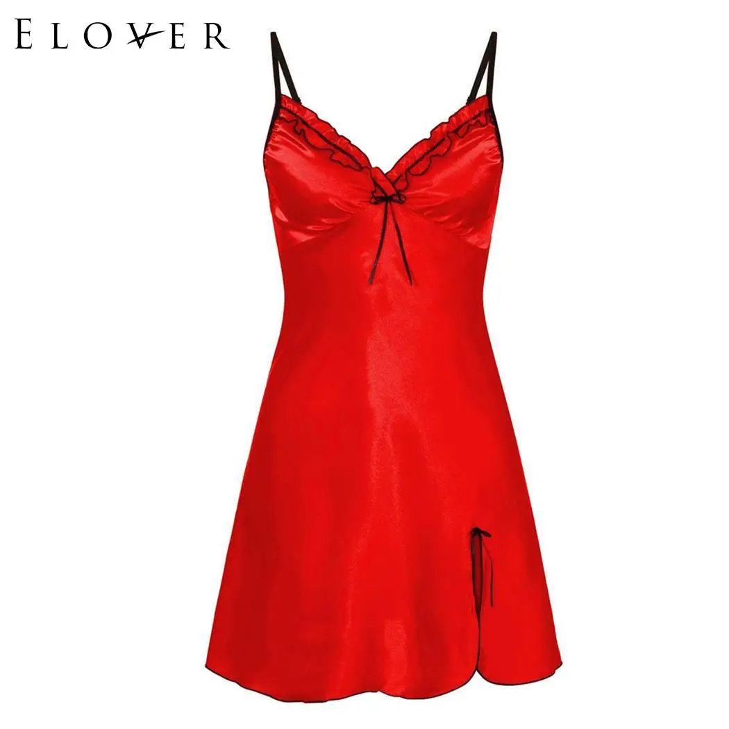 Женское кружевное нижнее белье Elover эротичное Прозрачное с v-образным вырезом и