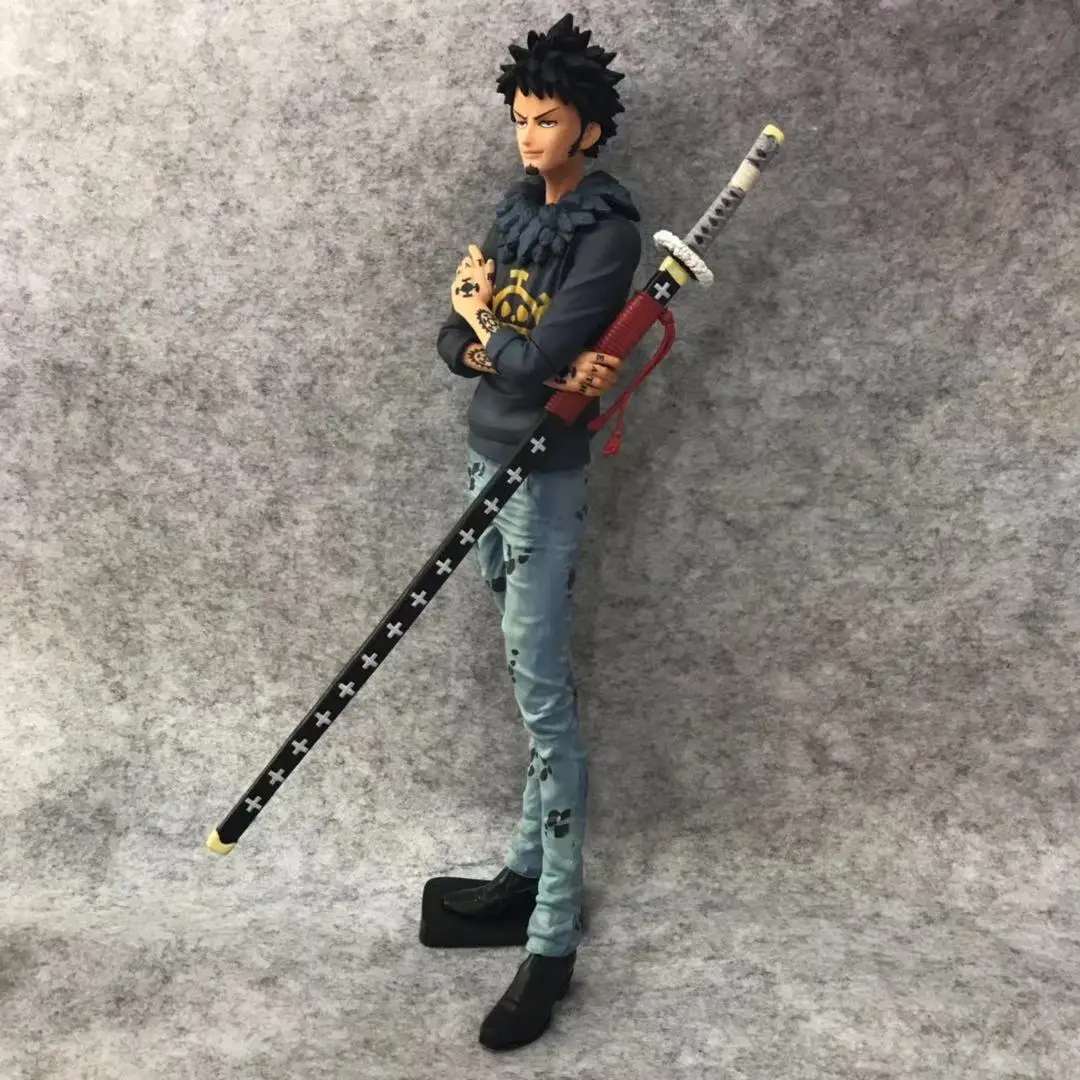 Аниме one piece LAW THE GRANDLINE Мужская коллекция фигурка Трафальгар Ло из &quotone piece&quot ПВХ с