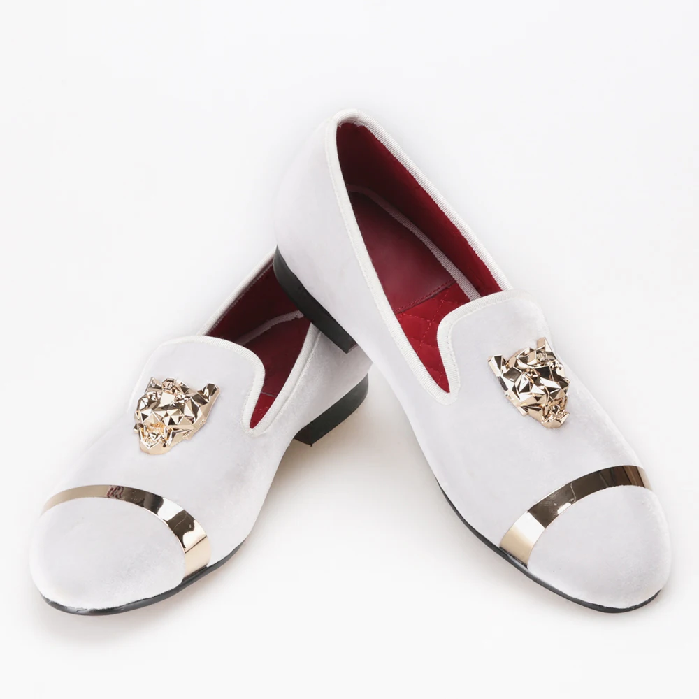 Модные мужские вечерние и свадебные Лоферы ручной работы Бархатная обувь с