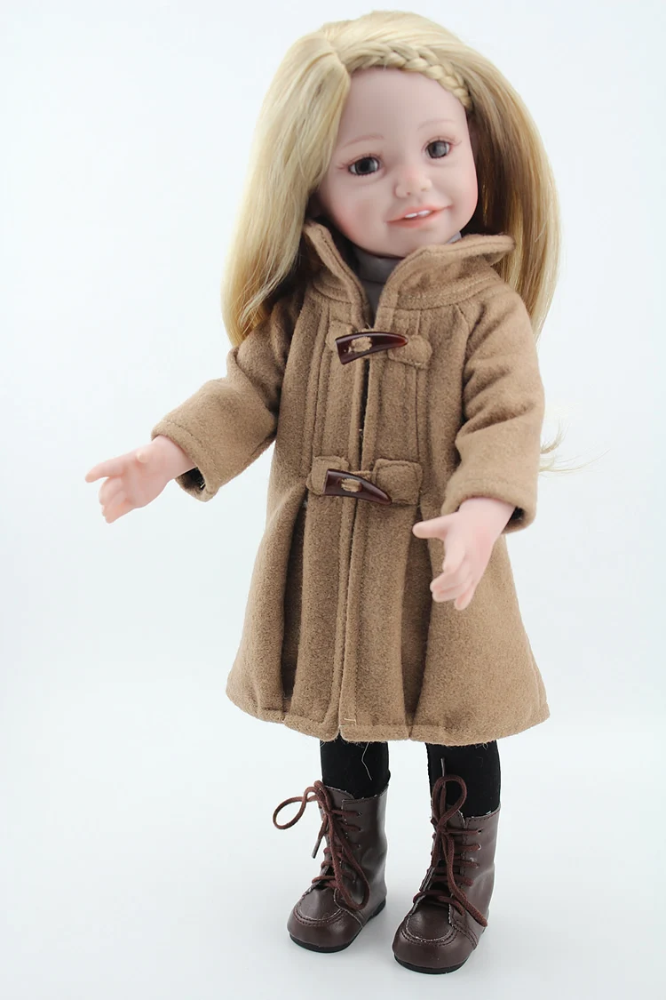 Реалистичная кукла для девочек 45 см принцесса 18 дюймов безопасная полностью