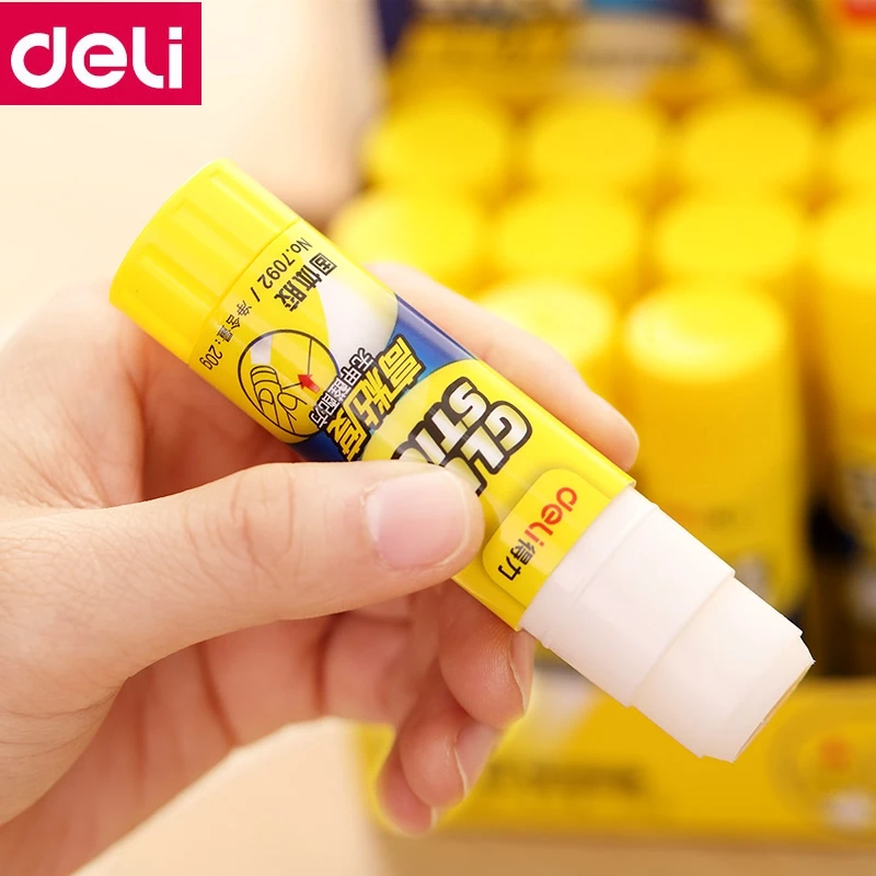 1 шт. Deli 7092 твердый клей карандаш 20 г для офиса дома школы студентов карандаши