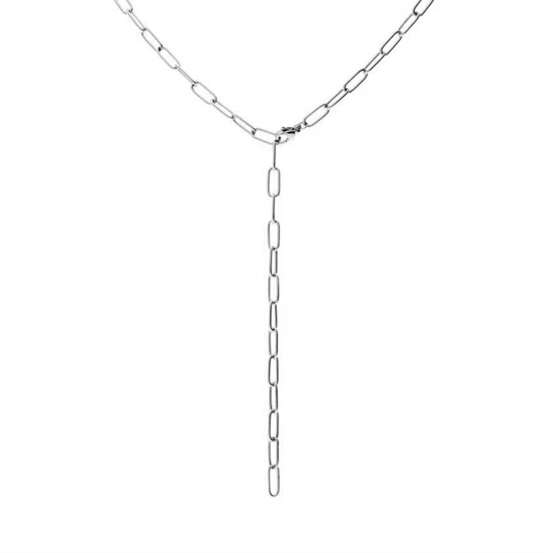 silver Mavis Hare 316L ожерелье из нержавеющей стали и браслет два способа носить его как ожерелье или три слоя браслета - Окраска металла: silver