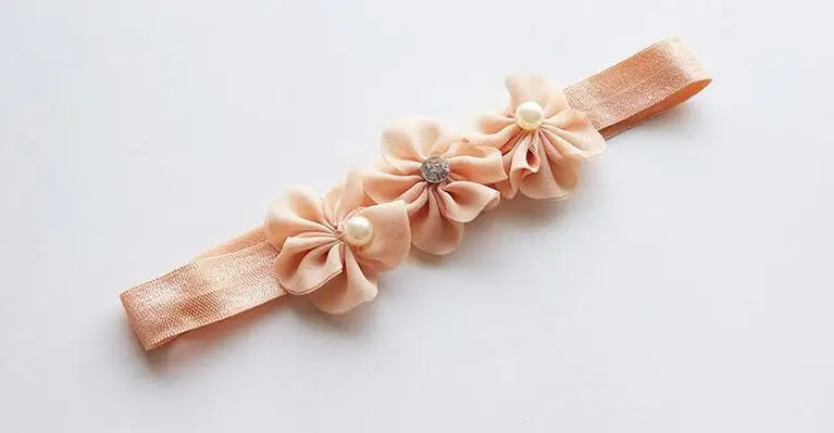 Детские головные уборы с 3 цветами Мягкая повязка на голову для малышей