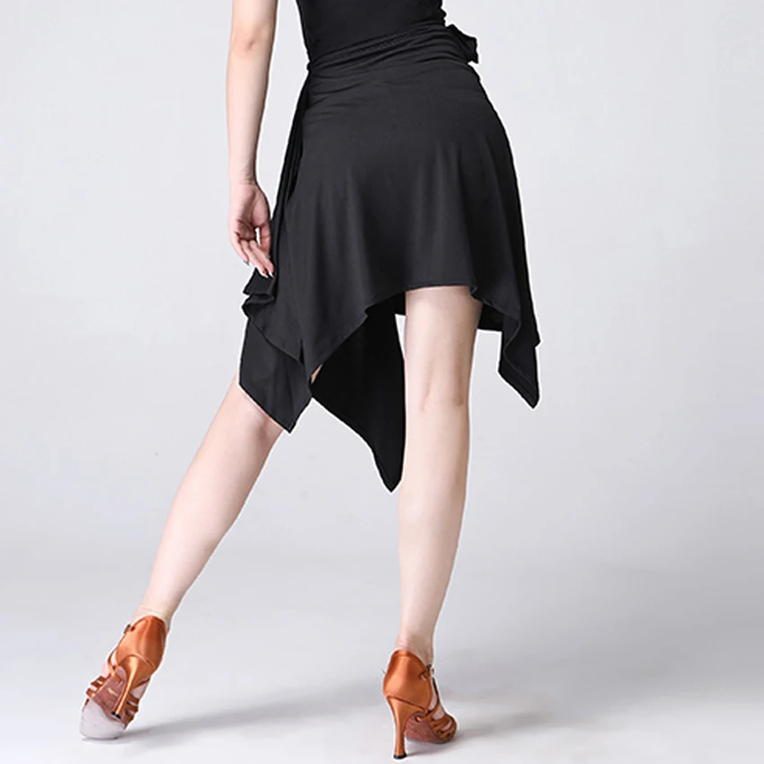 Юбка для латиноамериканских танцев женская профессиональная сценическая юбка