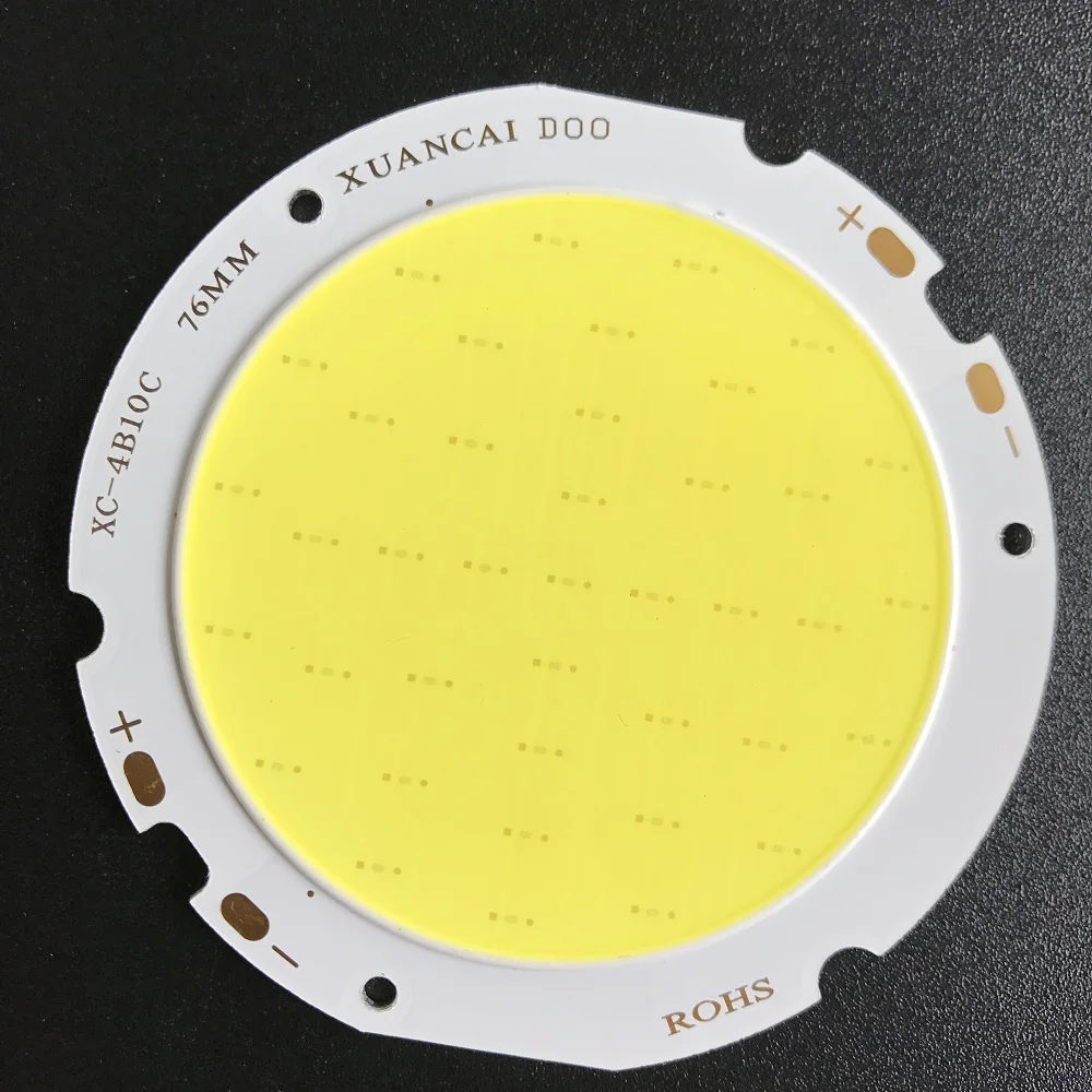 COB светодиодный бусины светильник светодиод epistar 76x60 мм Ra80 120LM/W светильник источник 15 Вт 20 Вт 30 Вт круглый COB светодиодный 36 V-96 V DIY e27 светодиодный лампы