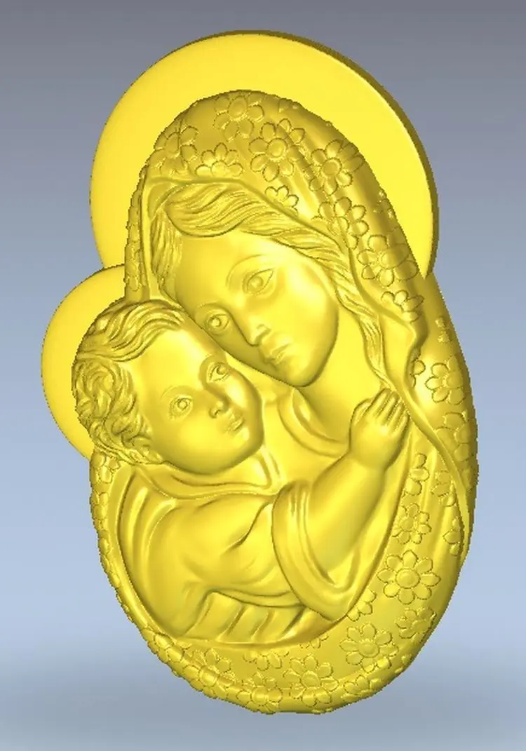 

3d model relief for cnc in STL file format Maria