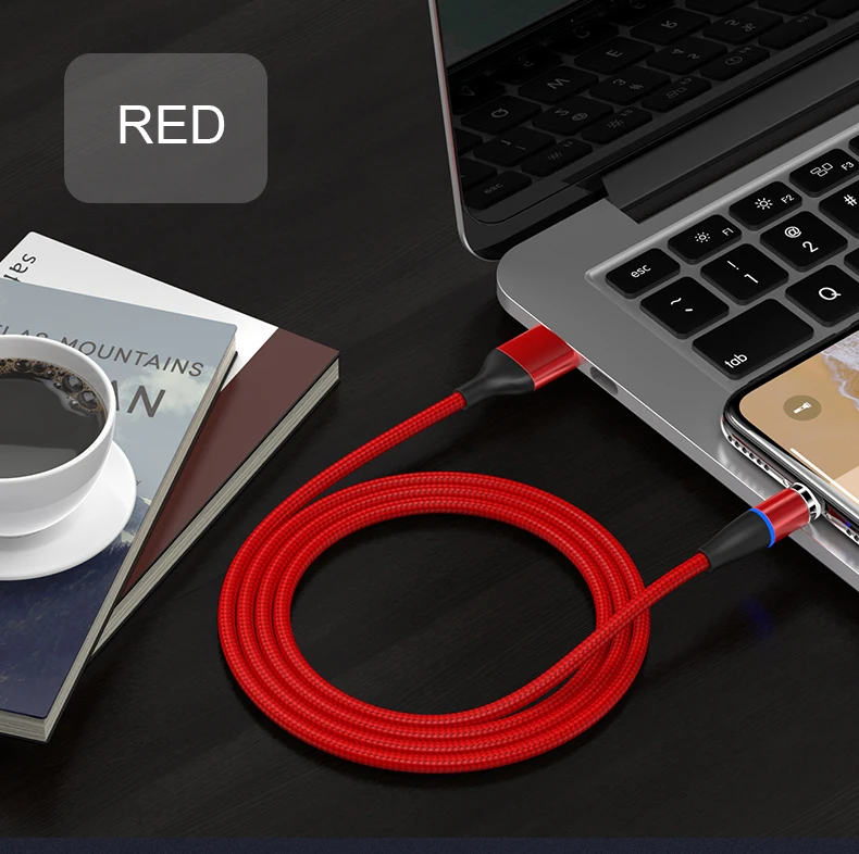 

5A Magnetic Type C Cable LED USB Super Fast Charging Cable Phone Type-C Magnet usb c Charger For Huawei For Xiaomi Redmi K20 Pro
