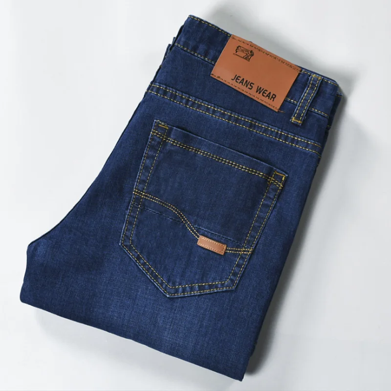 2019 мужские джинсы Высокие Стрейч Эластичные облегающие Джеггинсы свободная