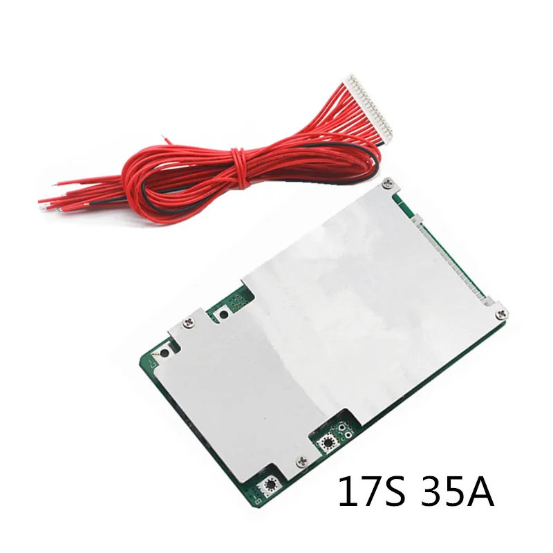 17S 35A BMS Board Power Lithium Battery Protection 18650 Polymer 3.7V Electric Vehicle Board|Аксессуары для батарей| |