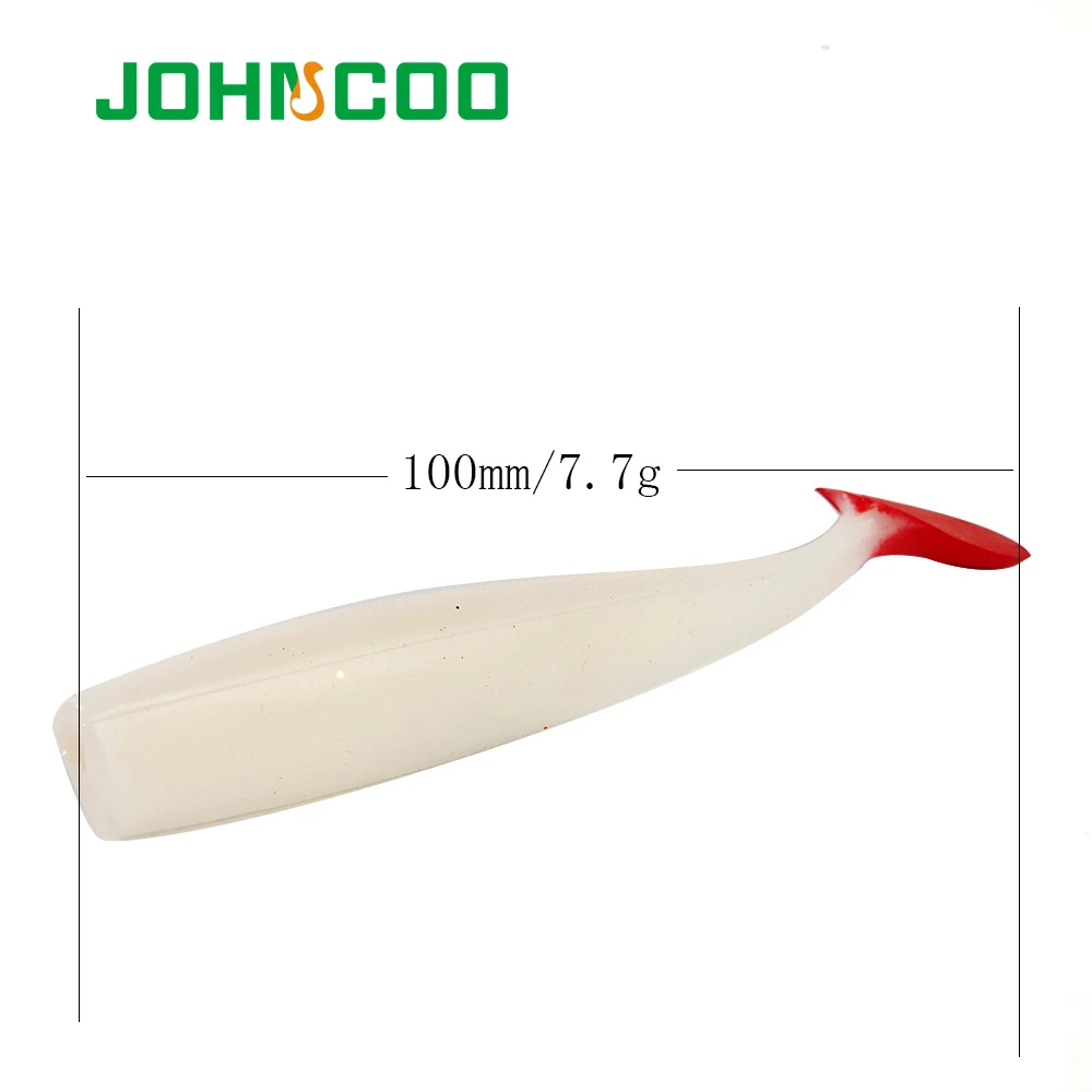 JOHNCOO 4 шт./лот мягкие рыболовные воблеры 100 мм 7 г искусственная рыболовная