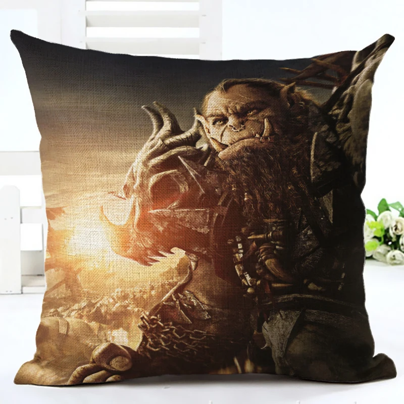 WOW warcrafed 2016 чехол для подушки из фильма Durotan Blackrock The Horde домашний диван