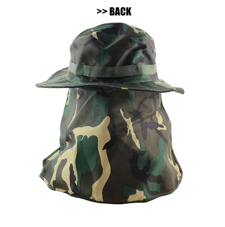 Тактические камуфляжные шапки Boonie, непальская Кепка, шапка-ведро, Военная Мужская армейская Военная Кепка для пешего туризма, рыбалки, с закрылками, UV UPF50