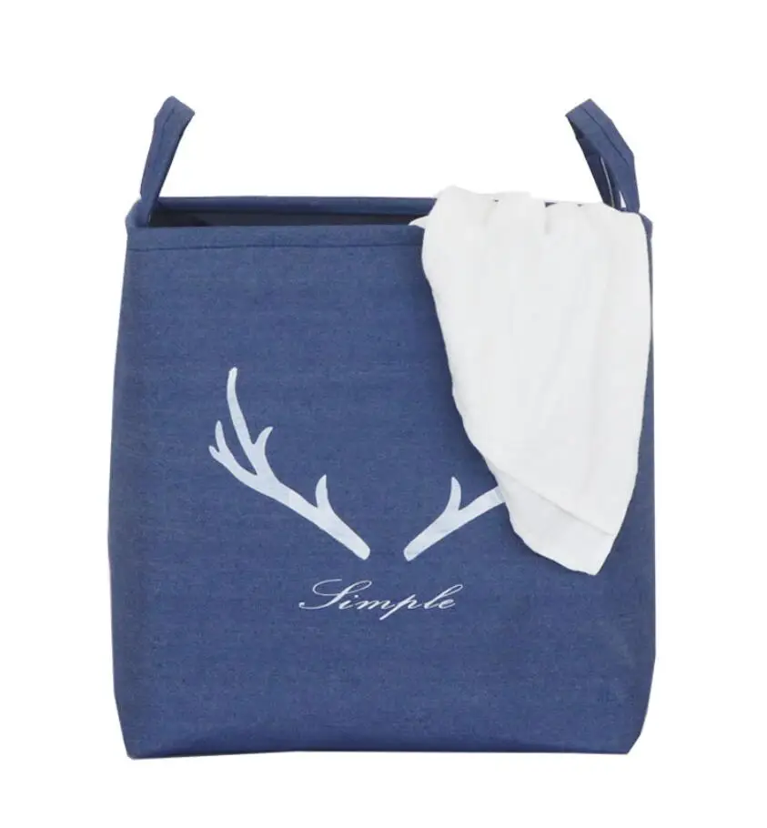 Новая Толстая двухслойная мультяшная корзина для белья хранения одежды