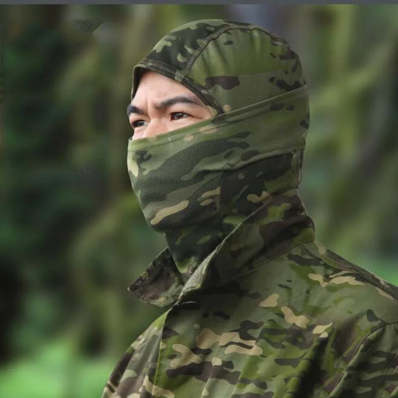 Маскировка CP камуфляжная маска на все лицо Балаклава Wargame Велоспорт охота армейский велосипед военный шлем лайнер тактический страйкбол Кепка