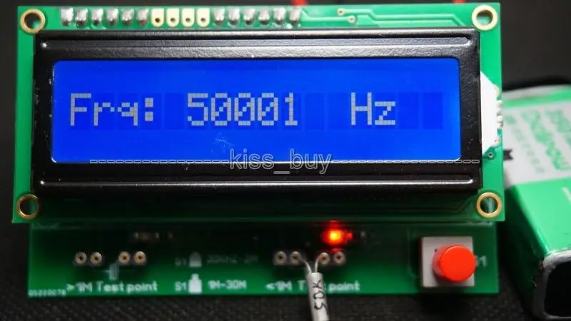 Цифровой светодиодный осциллятор измеритель низкой/высокой частоты 3 м 20 30 кГц 2