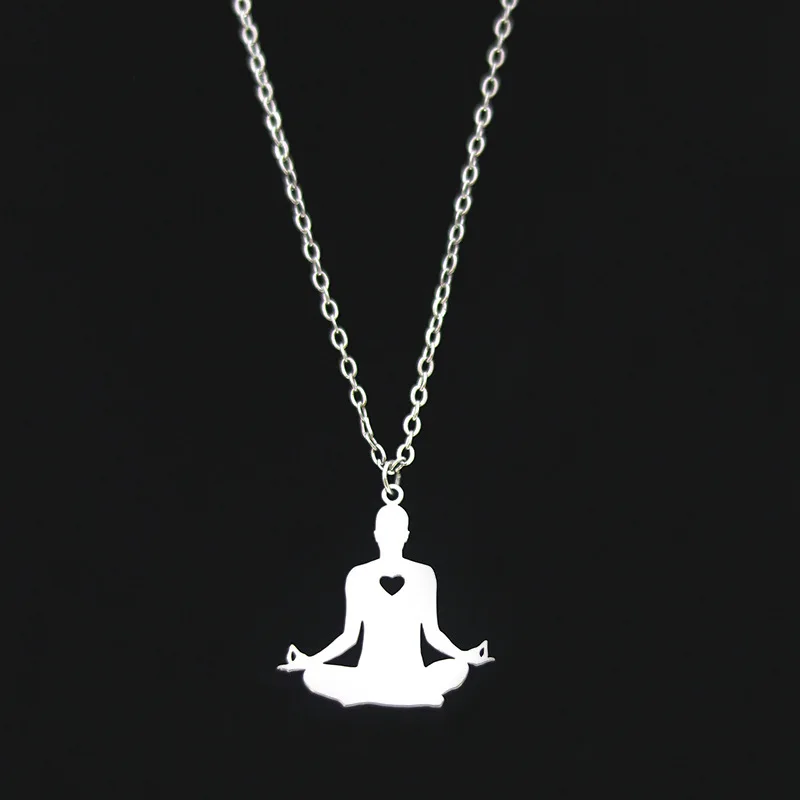 Ожерелье с подвеской в виде чакры для йоги из нержавеющей стали|chakra pendant|pendant