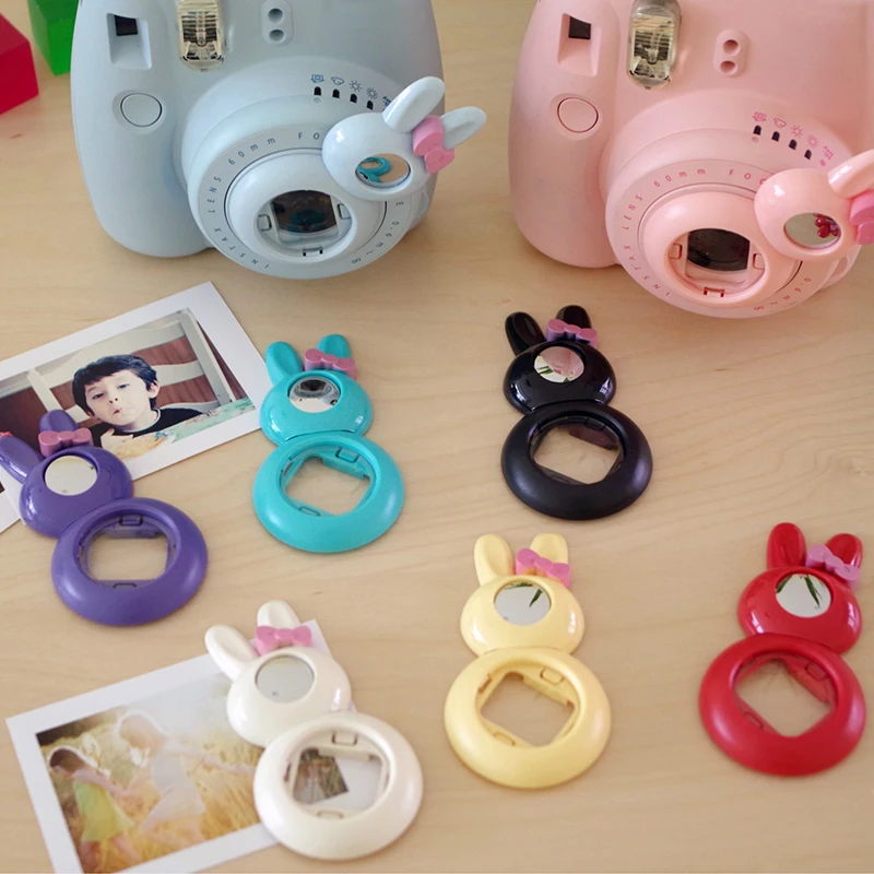 Зеркало для селфи DOITOP с милым кроличьим объективом автопортрета Fuji Fujifilm Instax Mini