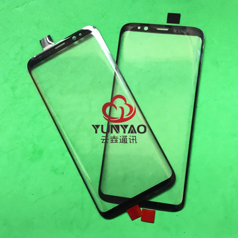 Замена ЖК дисплей спереди Сенсорный экран Стекло Внешний объектив для samsung Galaxy S8