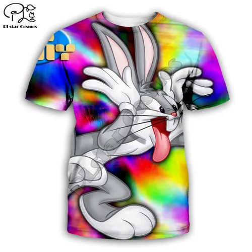 Мужские толстовки с 3d принтом «trippy Bugs Bunny» looney ttes, свитер с разноцветным принтом на молнии, Повседневный пуловер унисекс, Осенний подростковый пиджак
