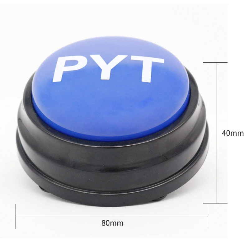 В наличии модная говорящая кнопка PYT со звуковым зуммером для детей игрушка