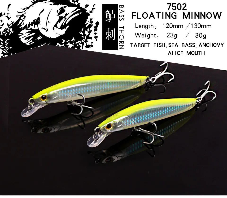 Kingdom New JERKBAIT CHANCE рыболовные приманки для моря 120 мм 130 мм Высокое качество Плавающий Гольян искусственная жесткая морская приманка воблеры
