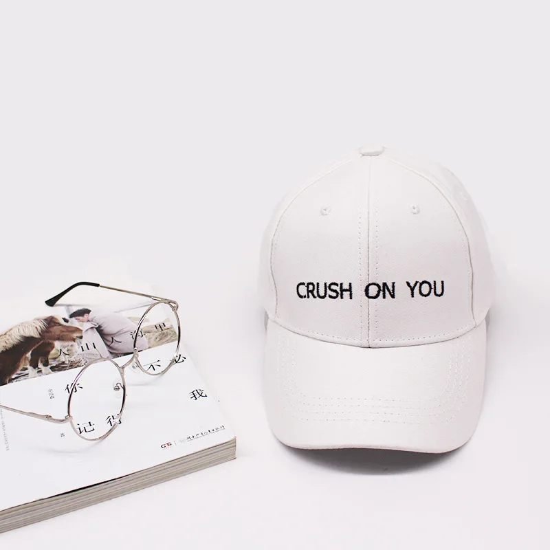 Crush On You вышивка Snapback Кепки хип-хоп пара Любовник шляпа лето папа Шапки Для женщин Для мужчин Trucker Бейсбол Кепки s повседневное регулируемый