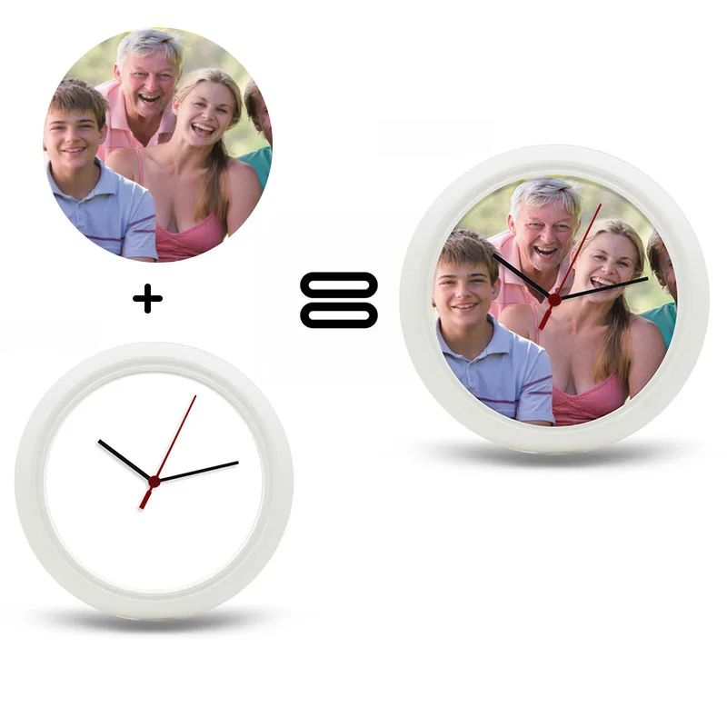 Семейные настенные часы от ODM 25 см Цифровые кварцевые uhr пластиковые Reloj де